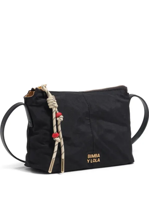BIMBA Y LOLA knotted strap satchel bag Black 261BBI86110031