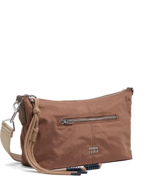 BIMBA Y LOLA zip tassel mini bag Brown 261BBIJ4G10636