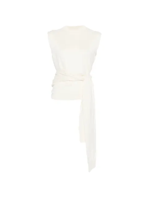 Róhe wrap-around cut-out top Neutrals 41923308