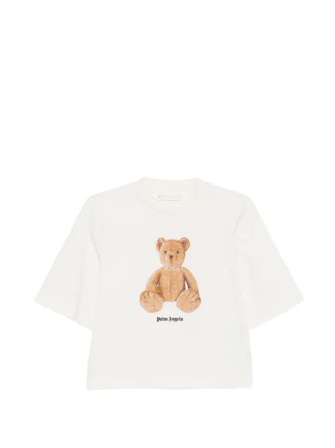 Palm Angels bear-graphic T-shirt White PWAA079S26JER006