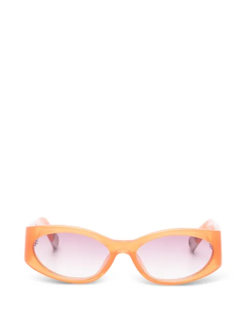 Jacquemus Ovalo oval-frame sunglasses Orange JAC4