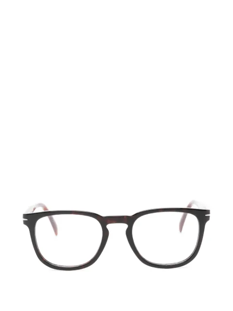 Eyewear by David Beckham tortoiseshell-effect square-frame glasses Brown DB7022