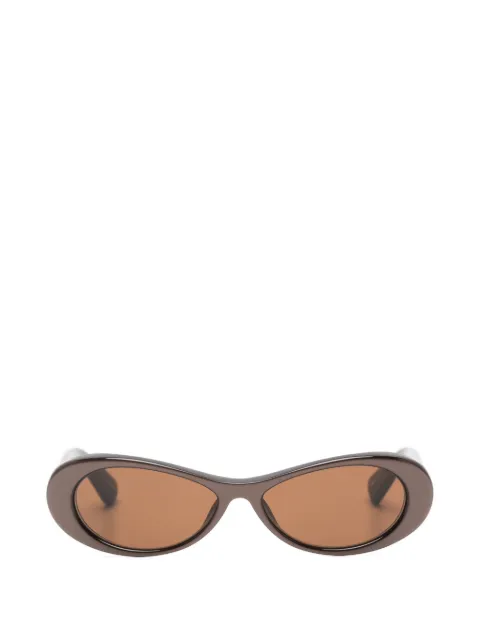 Jacquemus oval-frame sunglasses Brown JAC135