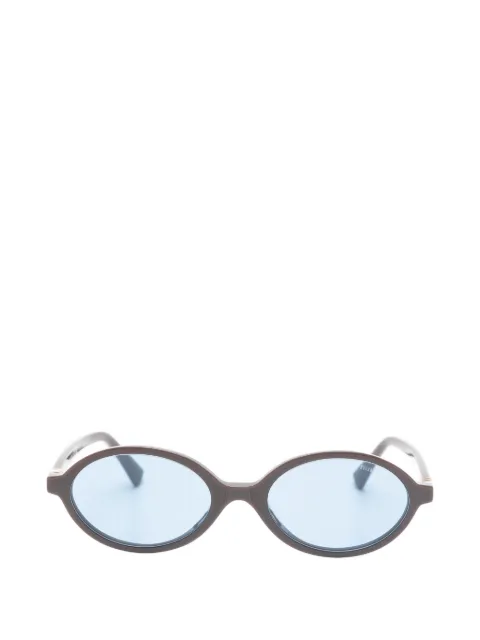 Miu Miu Eyewear oval-frame sunglasses Brown 04Z