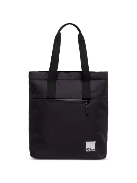 JACK WOLFSKIN logo-patch backpack Black 2020401