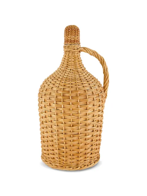 HOUSE OF CAPRICORN large wicker glass flask Brown 90088NATOS