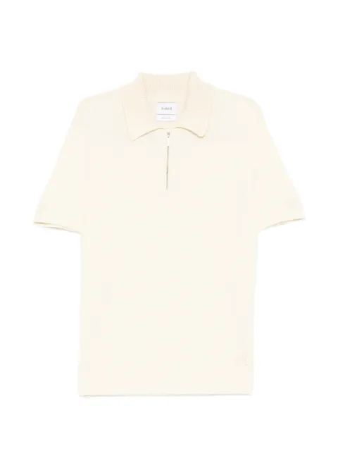 Barrie B-label cashmere polo shirt Neutrals C120329157