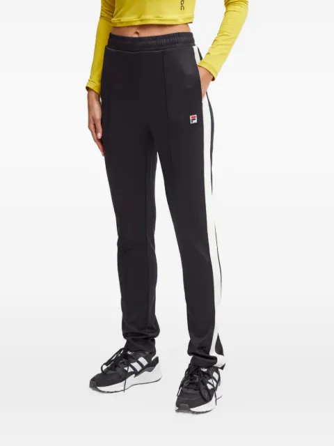 Fila stripe-detail track pants Black FAW0889
