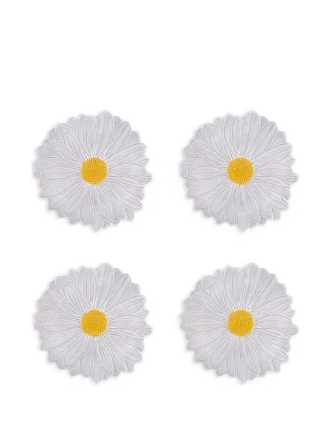 Bordallo Pinheiro Margarida textured-earthenware dessert plate White 65021857