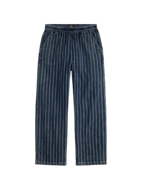 Ralph Lauren RRL striped trousers Blue 282P17003