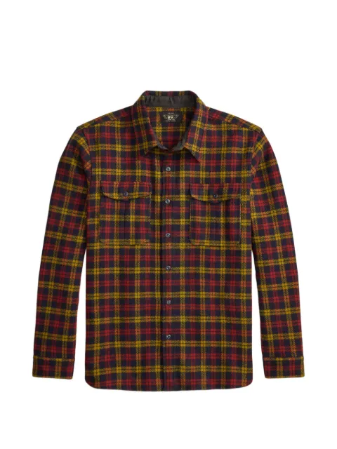 Ralph Lauren RRL check pocket shirt Blue 782P14576