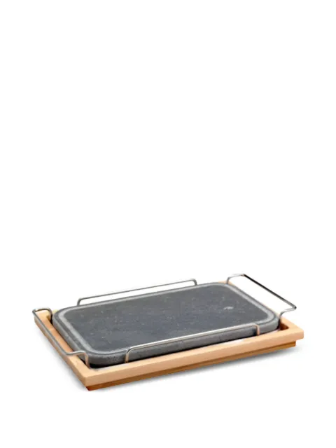 PENTOLE AGNELLI rounded-corners rectangular tableware (25cm x 35cm) Grey COLA250LR