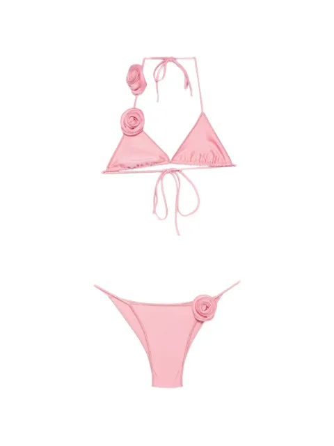 La Reveche Ashar flower-appliqué bikini Pink LR24ASBASHAR