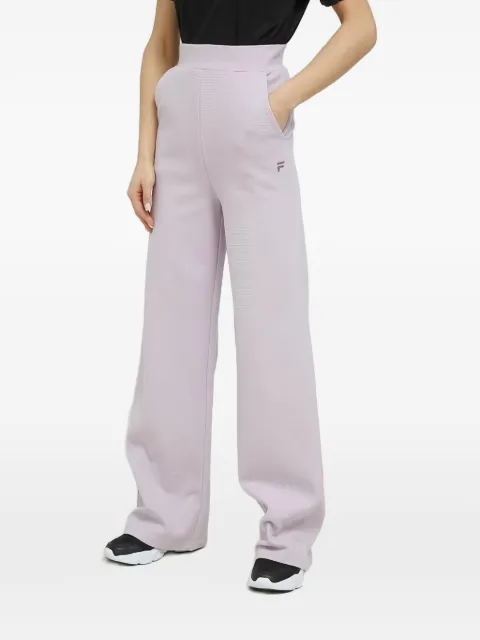 Fila cotton wide-leg trousers Purple FAW0543