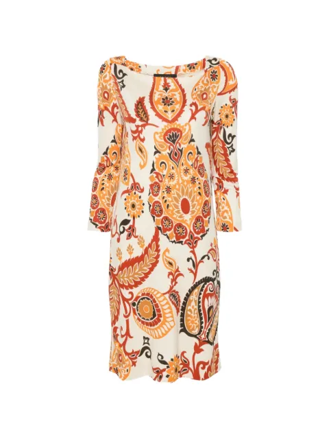 Gucci Pre-Owned paisley-print midi dress Neutrals WCV241030