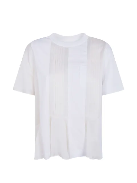 sacai panelled T-shirt White 2608546