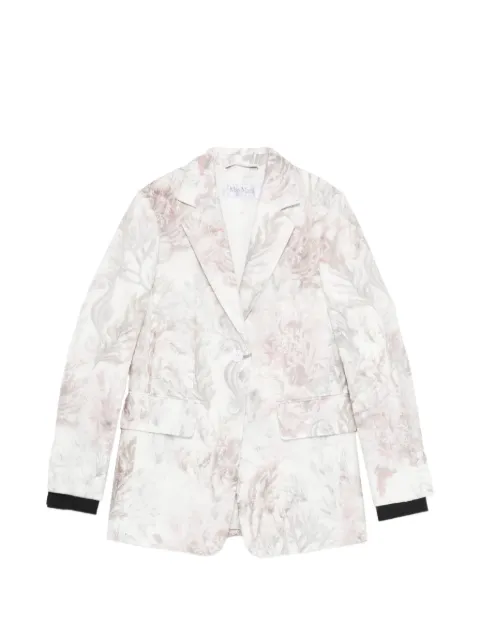 Max Mara floral-print blazer White 2611041303600