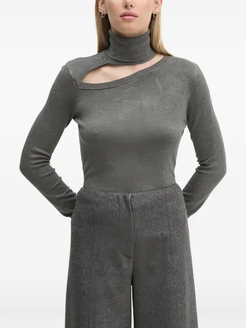 Gaudi cut-out roll-neck knitwear Grey 421BD53013