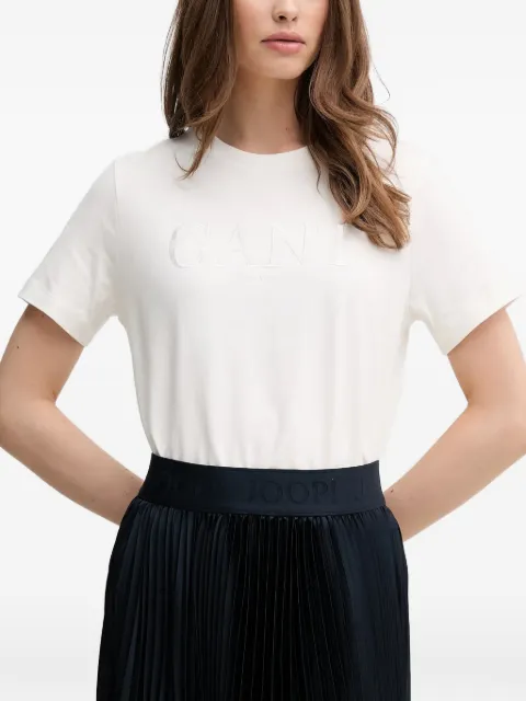 Gant embroidered-logo T-shirt White 4200502