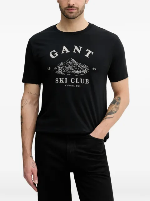 Gant cotton T-shirt Black 2003388