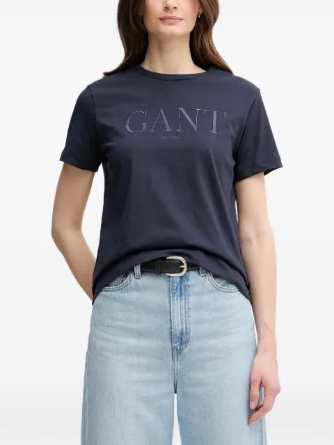 Gant embroidery T-shirt Blue 4200502