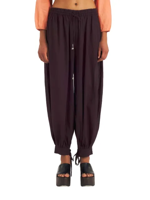 Antik Batik Fruti drawstring-waist sarouel trousers Purple FRUTI1SAR