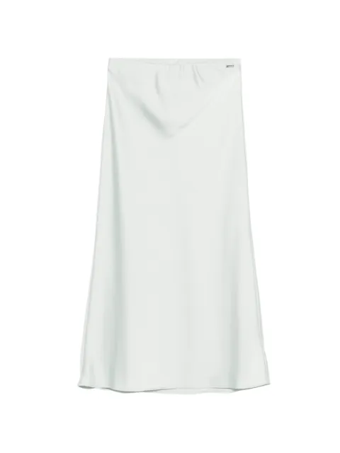Calvin Klein plain midi skirt Green LV044F621G3Q0