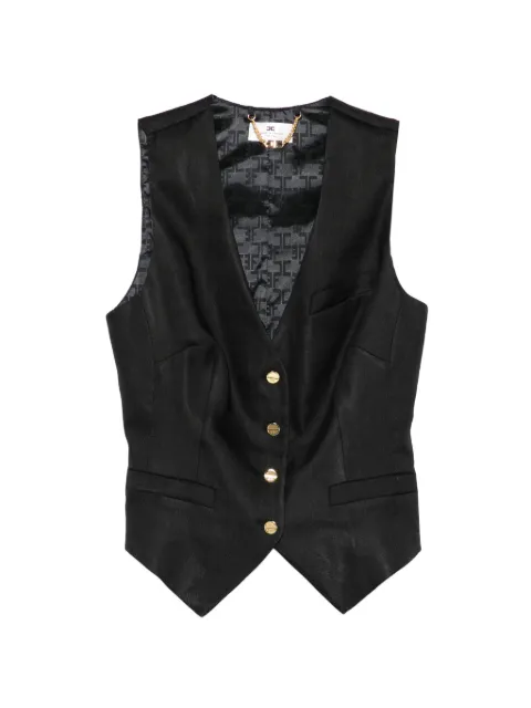 Elisabetta Franchi button-up waistcoat Black GL00862E2