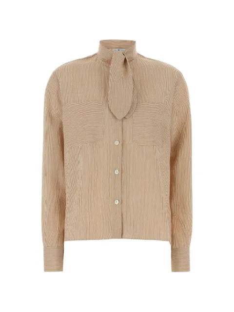 PT Torino Viola striped shirt Neutrals TW6SSP040STDDV14
