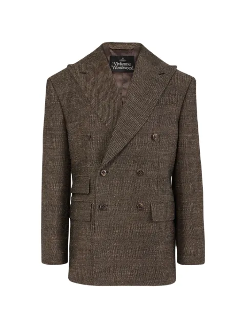 Vivienne Westwood double-breasted blazer Brown 2301002FW018PC403