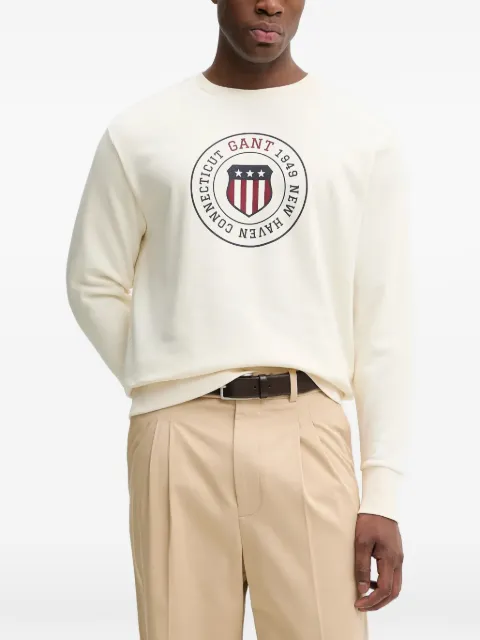 Gant shield-graphic sweater Neutrals 2067098