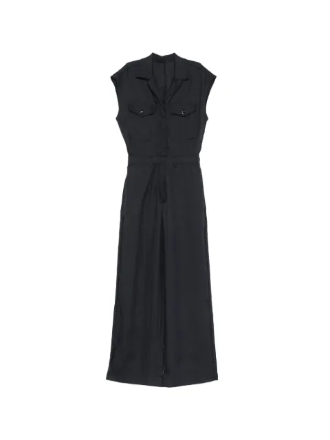 Nine In The Morning Hana buttoned jumpsuit Blue 9SS26HAN02