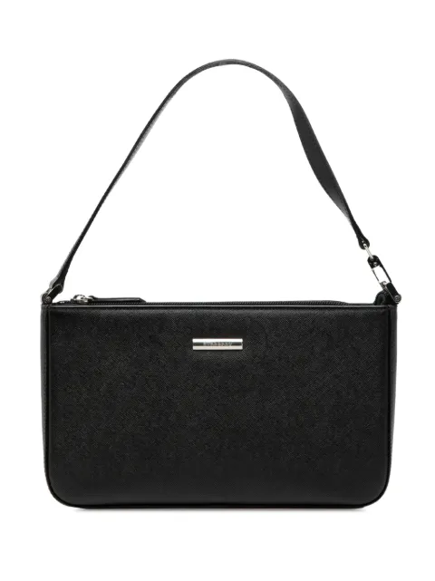 Burberry Pre-Owned 2000-2017 Leather shoulder bag Black MRK33BJQ19SZP0KR