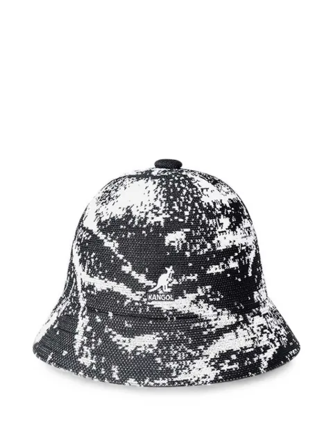 Kangol logo-detail bucket hat Black K3546BLC