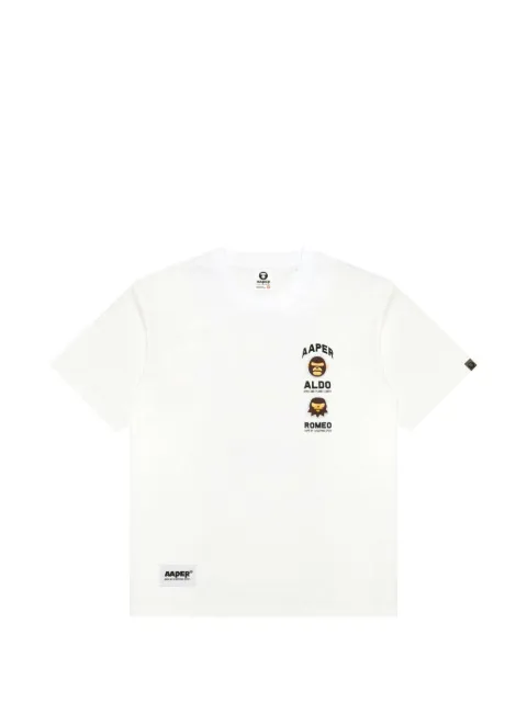 AAPE BY *A BATHING APE® graphic-print T-shirt White AAPTEM1831XXQ