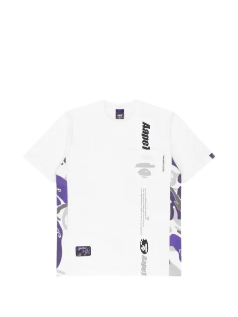 AAPE BY *A BATHING APE® Moonface T-shirt White AAPTEM1342XXK