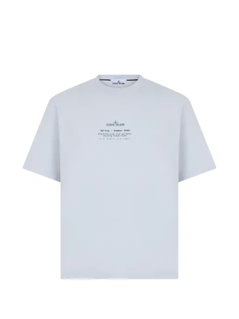 Stone Island 2100001 organic cotton jersey T-shirt Blue L1S152100001S0285