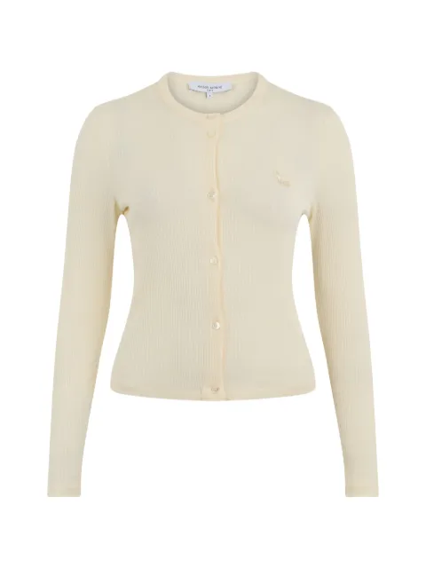 Maison Kitsuné buttoned cardigan Neutrals PW00512KJ0134