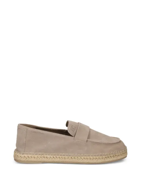 Calvin Klein suede espadrilles Neutrals HM0HM02072PBO