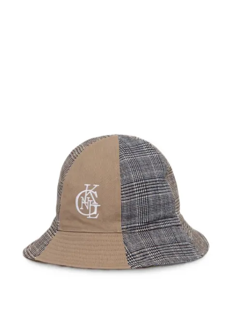 Kangol checked panel hat Neutrals K5360KH262