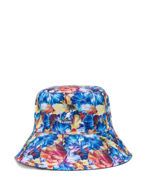 Kangol floral-print reversible bucket hat Blue K5373SF401
