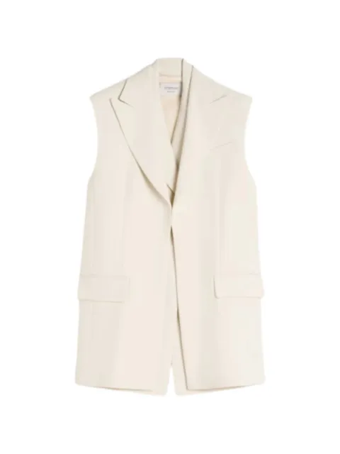 Sportmax sleeveless tailored gilet Neutrals 2612281013600
