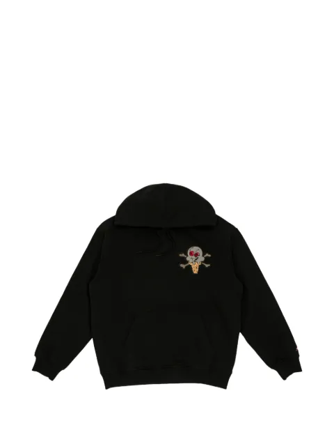 ICECREAM Kobe embossed hoodie Black IFW2HD005BLACK