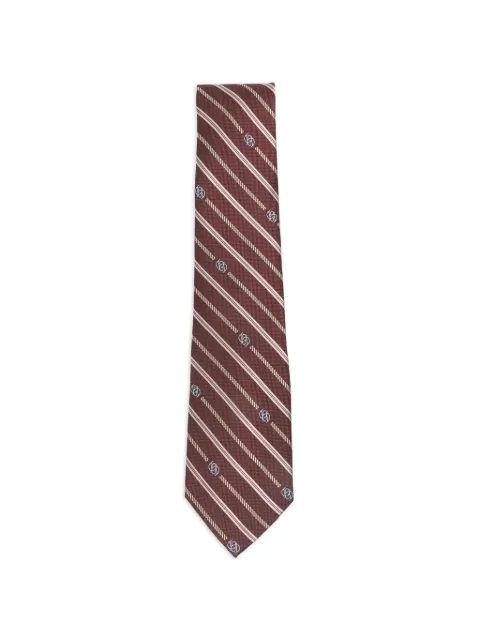Drôle De Monsieur diagonal-stripe tie Red KTI002SE029