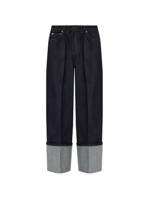 Givenchy cuffed wide-leg jeans Blue BW51AZ518M
