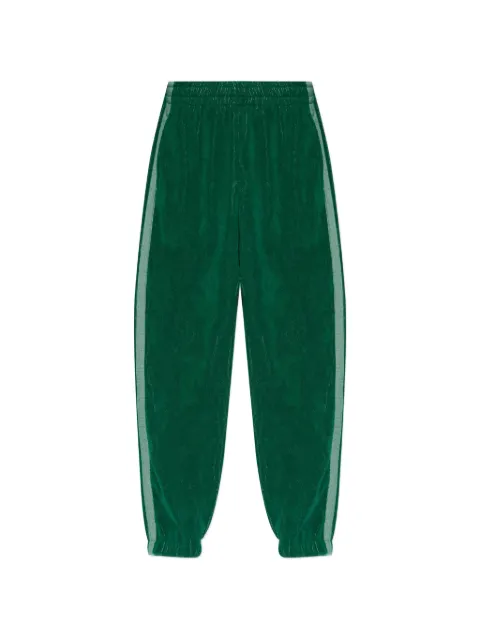 Versace cotton-terry jacquard sweatpants Green 10242101A17767