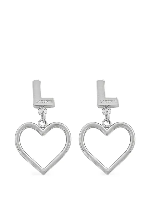 Lacoste heart-logo earrings Silver 2040017