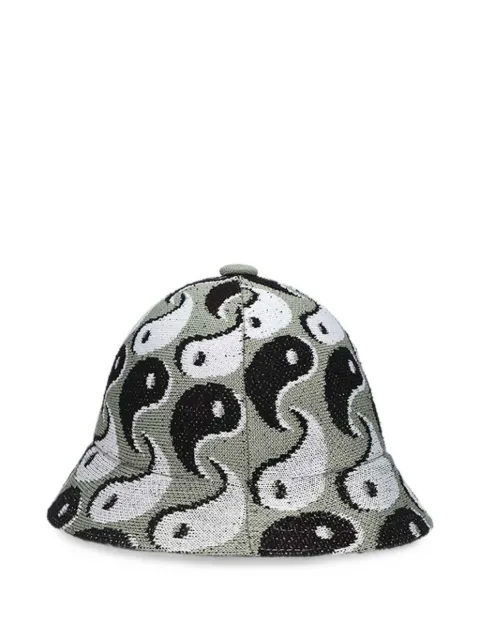 Kangol yin-yang patterned hat Grey K3541GREEN