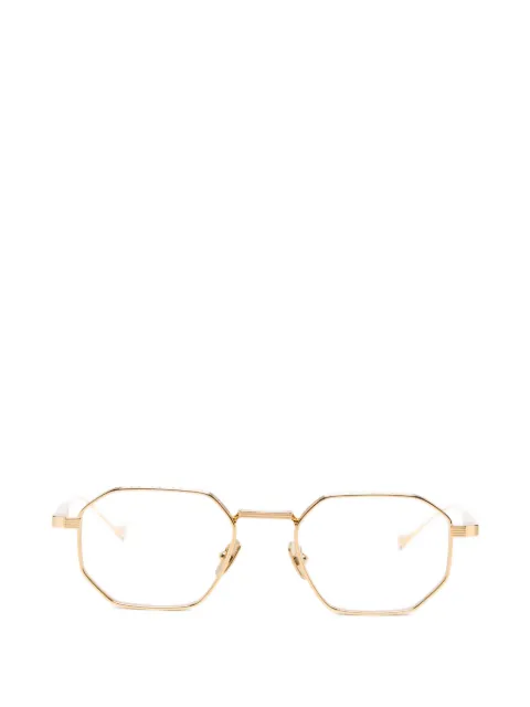 Cutler & Gross Lansdowne geometric-frame glasses Gold CGOT1431