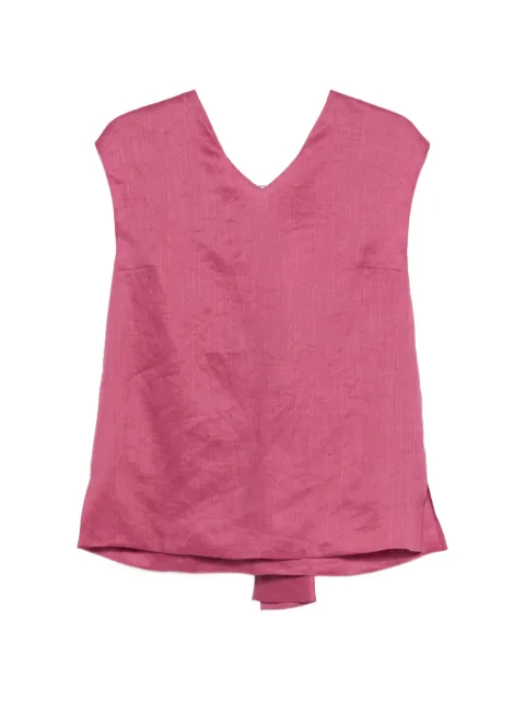 'S Max Mara V-neck top Pink 2619161043600